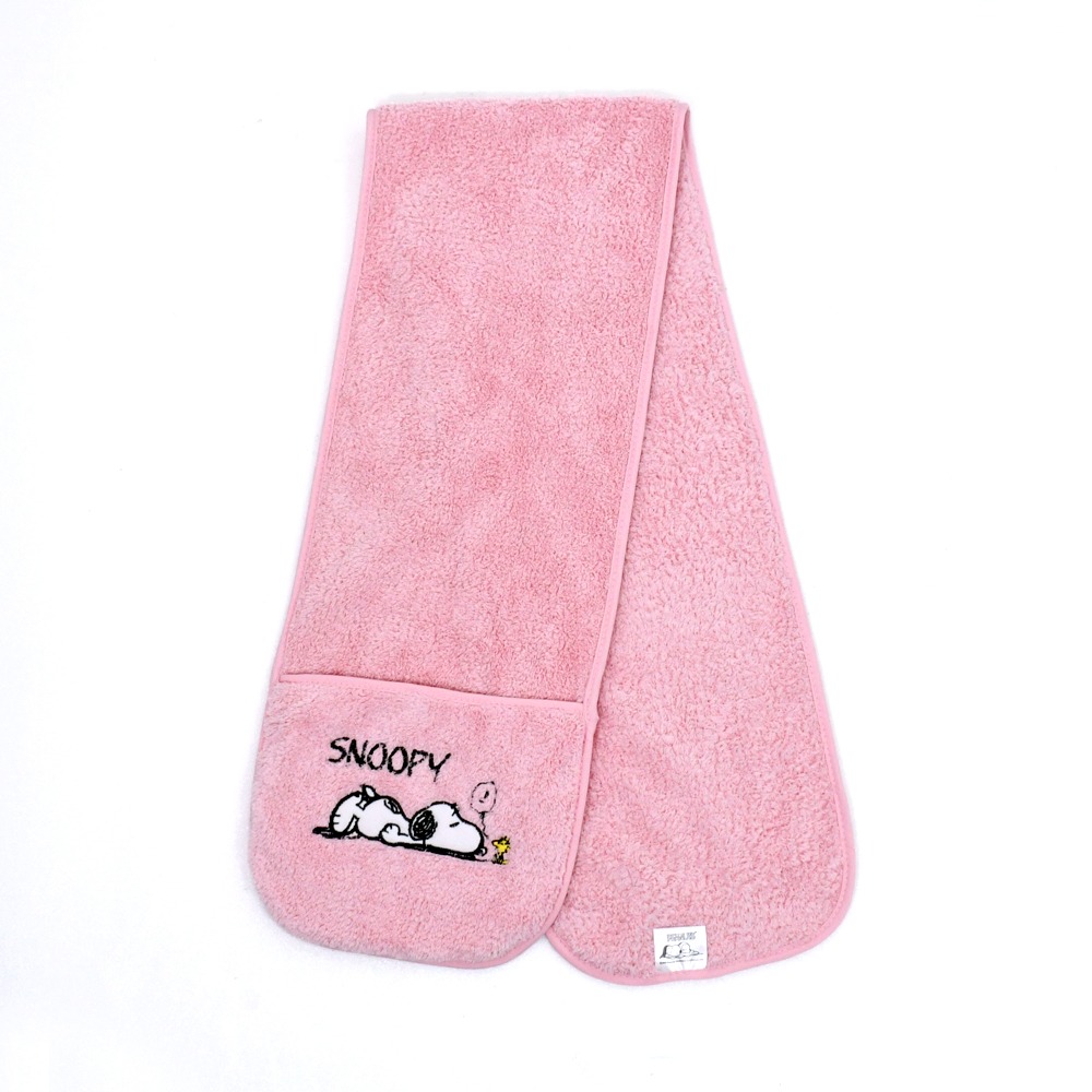 SNOOPY史努比- MIT超細纖維多功能口袋型運動巾_單條_20*110cm SN607【MORINO】-細節圖5