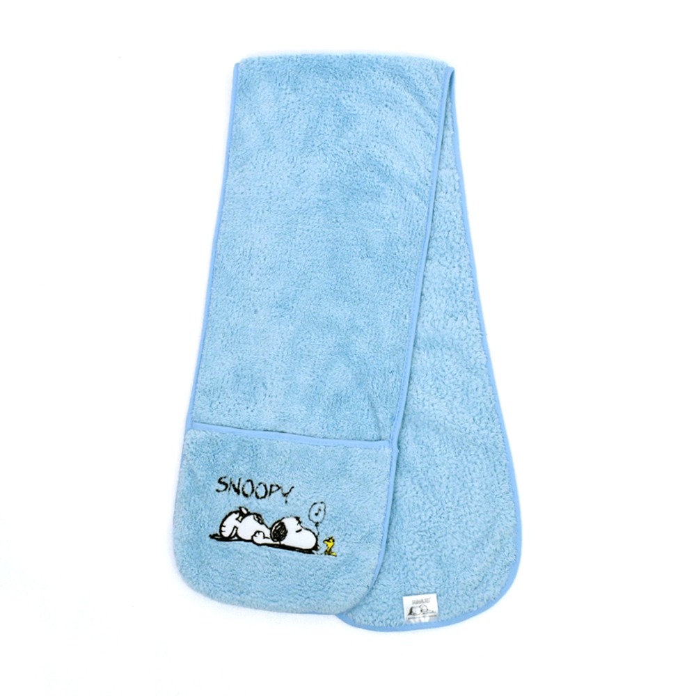 SNOOPY史努比- MIT超細纖維多功能口袋型運動巾_單條_20*110cm SN607【MORINO】-細節圖7