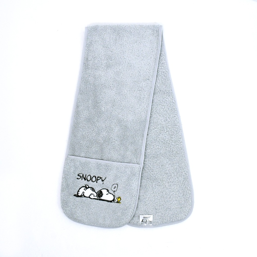 SNOOPY史努比- MIT超細纖維多功能口袋型運動巾_單條_20*110cm SN607【MORINO】-規格圖9