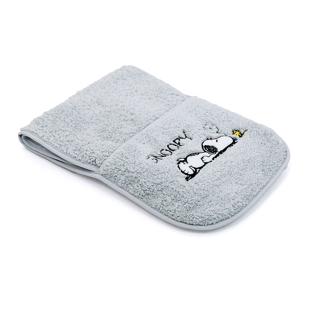 SNOOPY史努比- 【超值4條組】MIT超細纖維多功能口袋型運動巾_20*110cm SN607【MORINO】-細節圖2