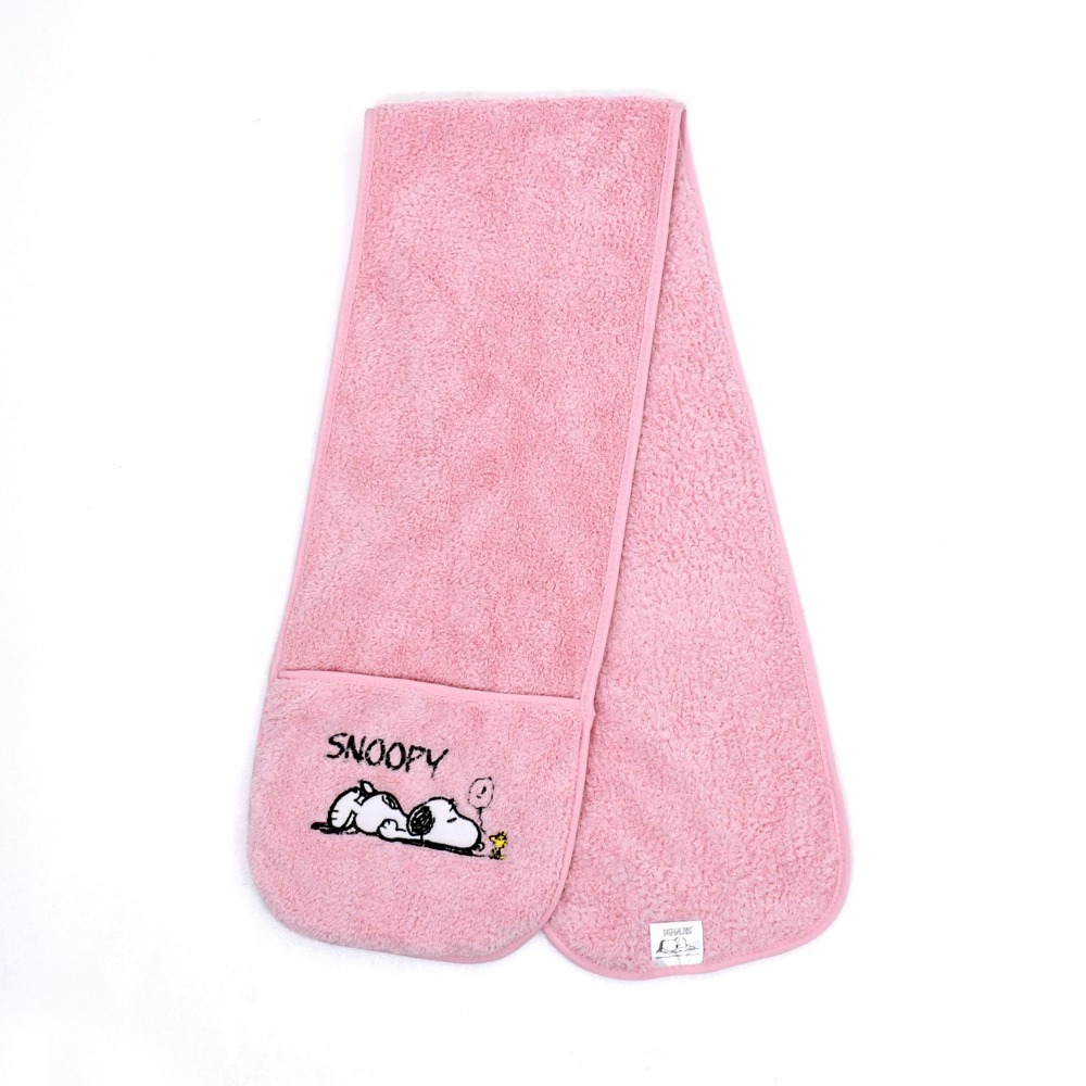 SNOOPY史努比- 【超值4條組】MIT超細纖維多功能口袋型運動巾_20*110cm SN607【MORINO】-規格圖9
