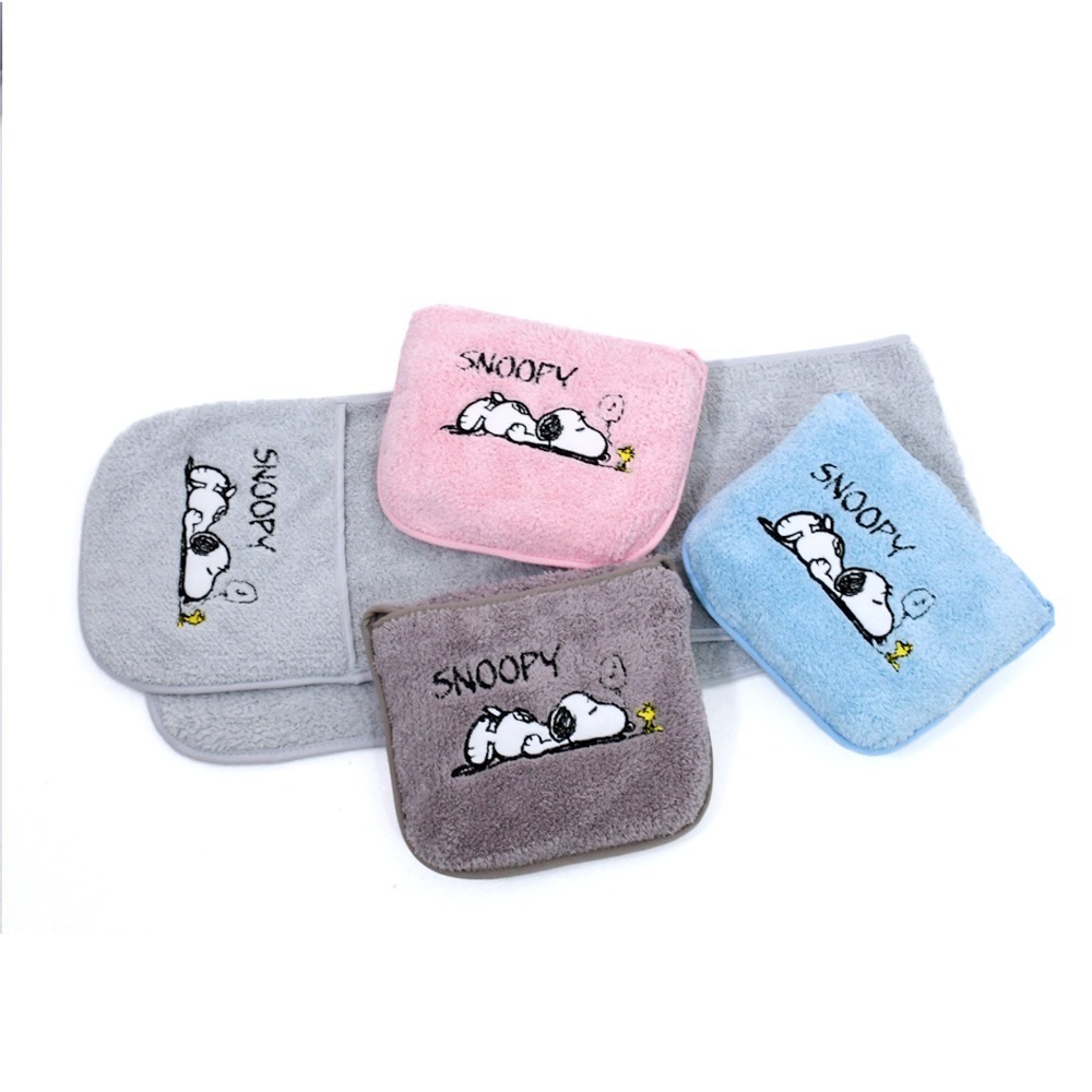SNOOPY史努比- 【超值4條組】MIT超細纖維多功能口袋型運動巾_20*110cm SN607【MORINO】-規格圖9