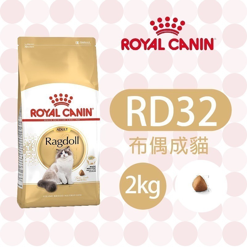 【肥貓客棧】法國皇家 布偶成貓專用乾糧(RD32_2kg) 布偶貓飼料 成貓飼料 貓飼料 ROYAL CANIN
