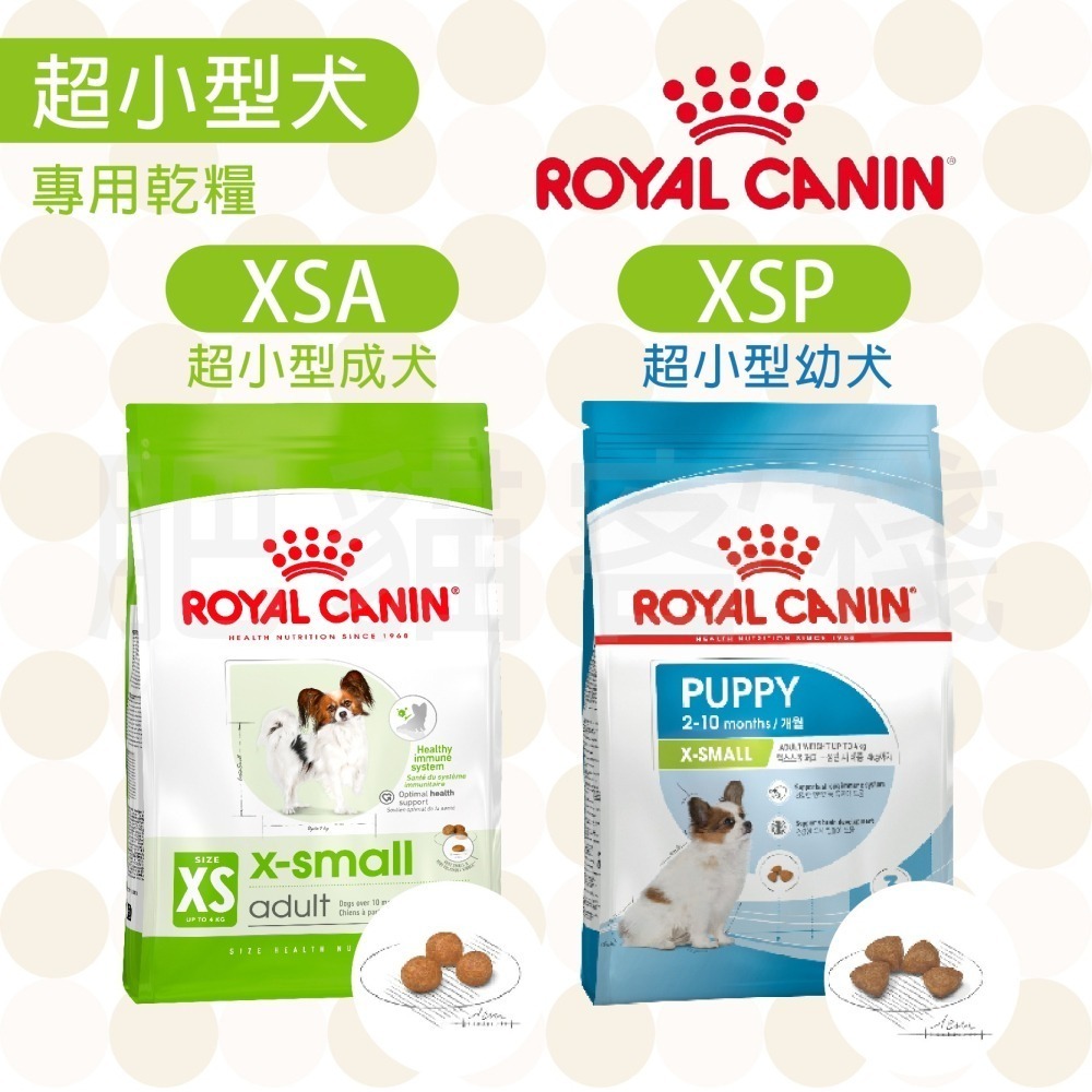 【肥貓客棧】法國皇家 超小型犬乾糧(XSA/XSP_1.5kg) 超小型成犬飼料 超小型幼犬 ROYAL CANIN