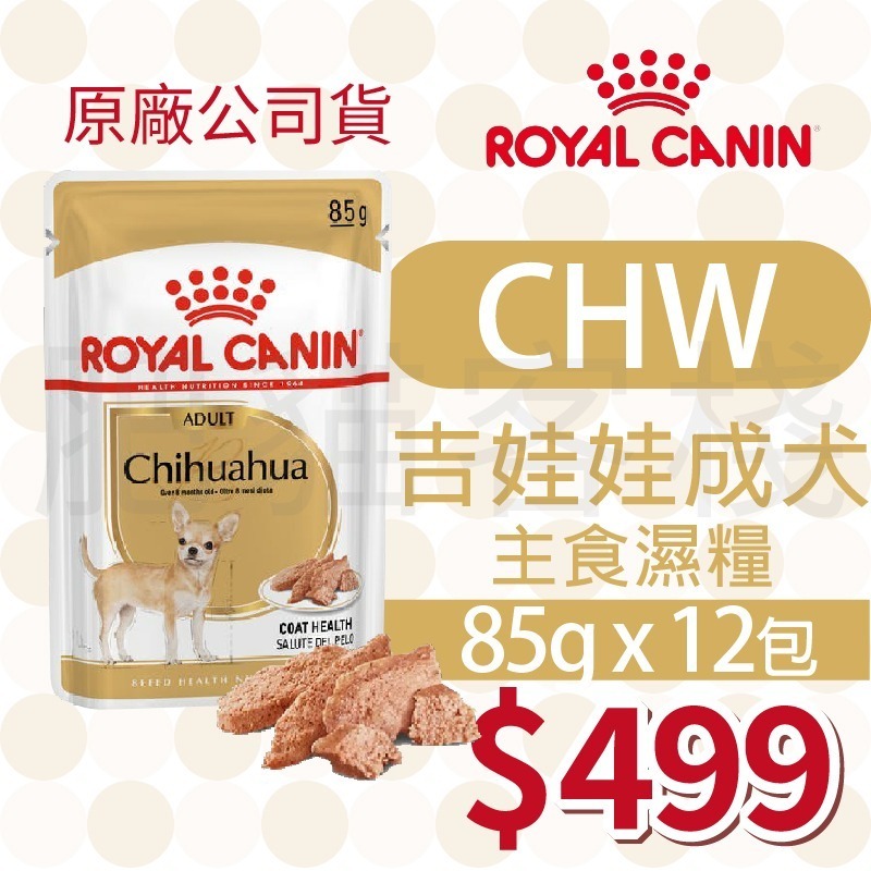 CHW 吉娃娃成犬 濕糧 85g「12包」
