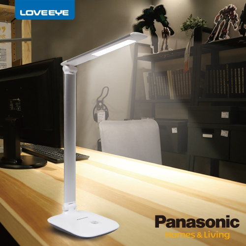 Panasonic 國際牌 L系列 7.5W 觸控式LED檯燈 三軸旋轉 1年保固 太空銀 HH-LT0608P09