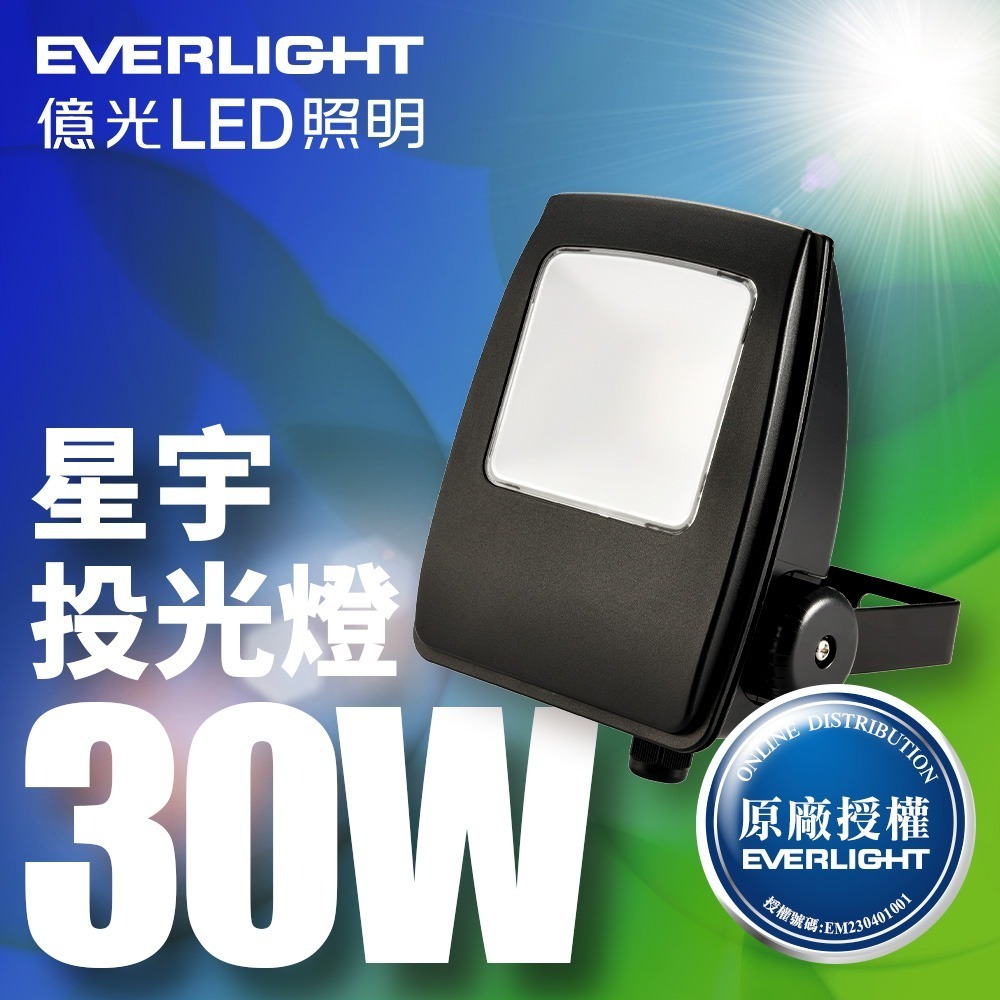 億光EVERLIGHT 15W/30W/50W/80W/120W/150W/200W 星宇LED投光燈IP65-細節圖2