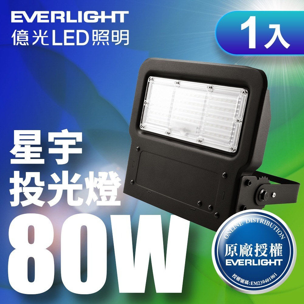 億光EVERLIGHT 15W/30W/50W/80W/120W/150W/200W 星宇LED投光燈IP65-細節圖4