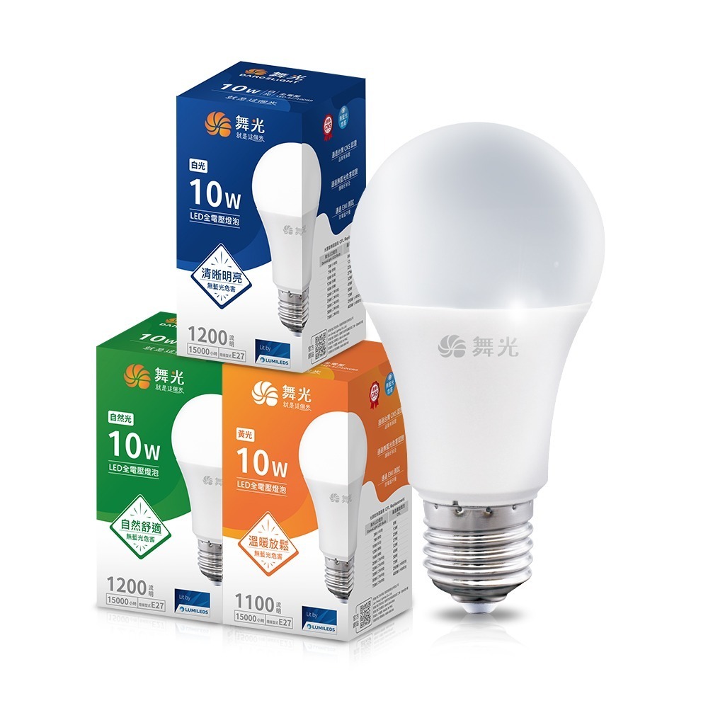 60入組 舞光 新升級 10W/12W/16W LED燈泡 2年保固 白/自然/黃光-規格圖5