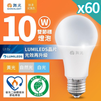60入組 舞光 節標燈泡 環標燈泡 10W/12W/16W E27 全電壓 白/自然/黃光