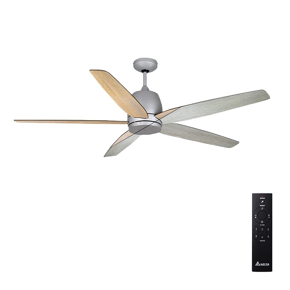 台達DELTA 雙色扇葉系列 DC省電遙控吊扇 六段調速 56吋 VCA565LT-HEWN-細節圖2