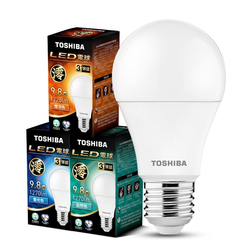 【TOSHIBA 東芝】60入組 澪系列 9.8W/11.8W/15.8W LED燈泡 節能標章(晝光/燈泡/自然色)-規格圖7