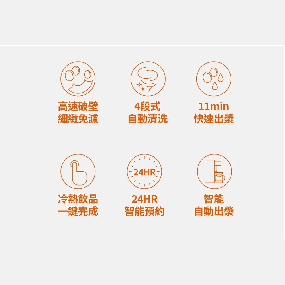 九陽JOYOUNG 免清洗多功能破壁豆漿機 DJ10M-K96G (遠航灰) 嬰兒副食品機/果汁機/冷熱兩用-細節圖5