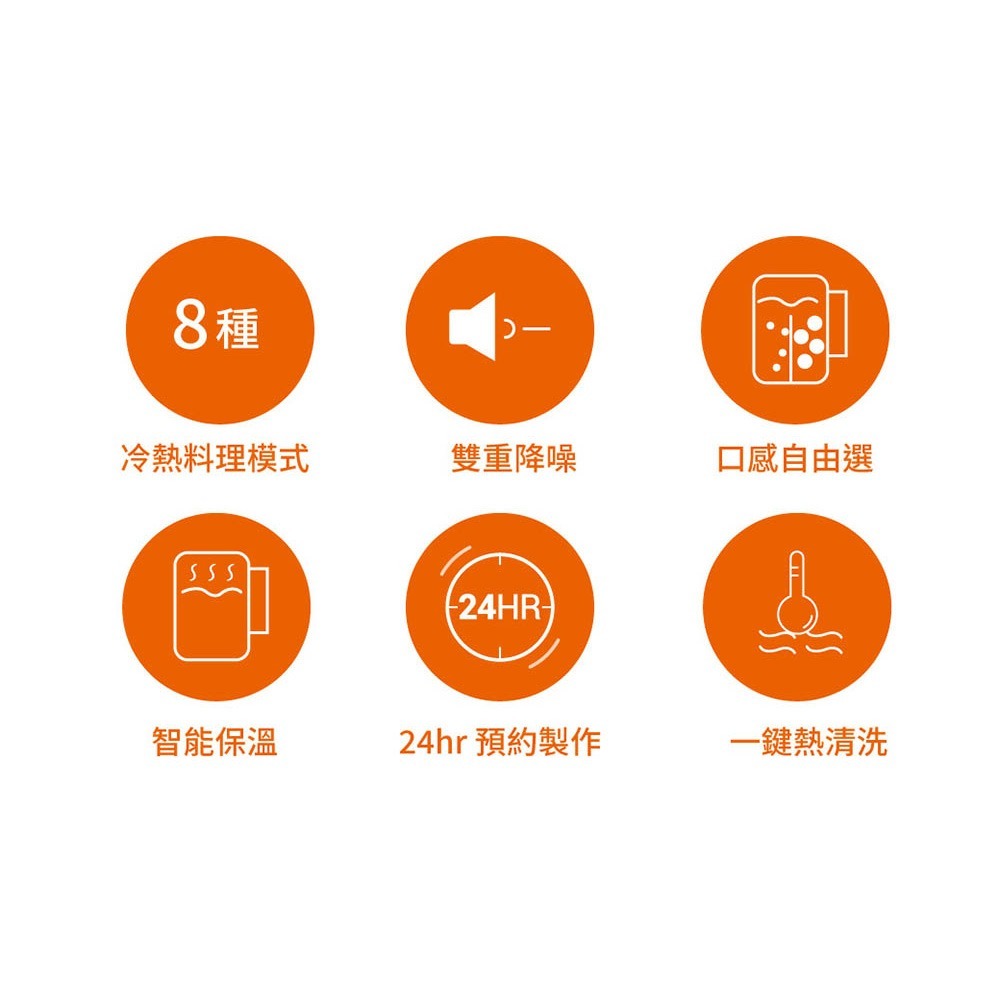 九陽JOYOUNG 多功能變頻輕音冷熱調理機 L18M-Y6G 低噪音破壁機/果汁機/濃湯機/攪拌機-細節圖5