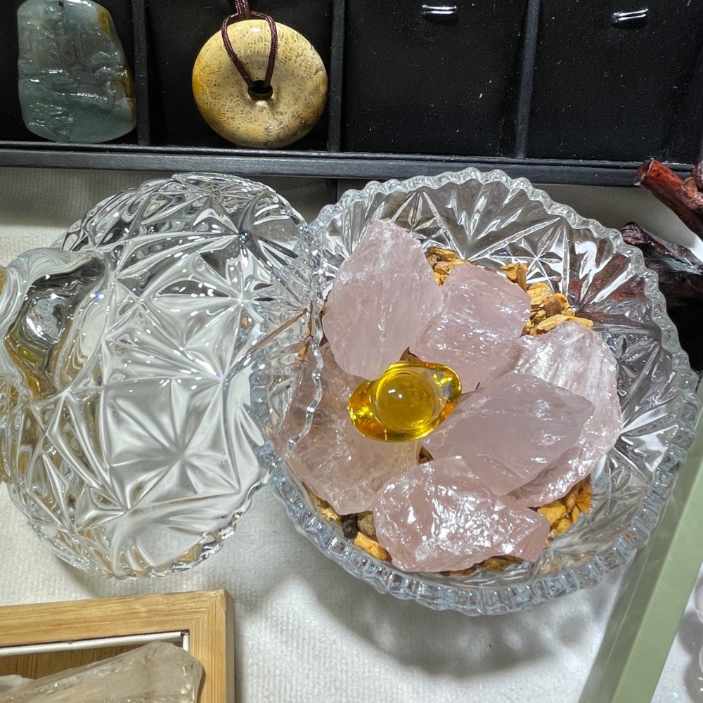 幸福磁場打造｜天然粉晶×秘魯聖木×財富元寶收藏組-規格圖3