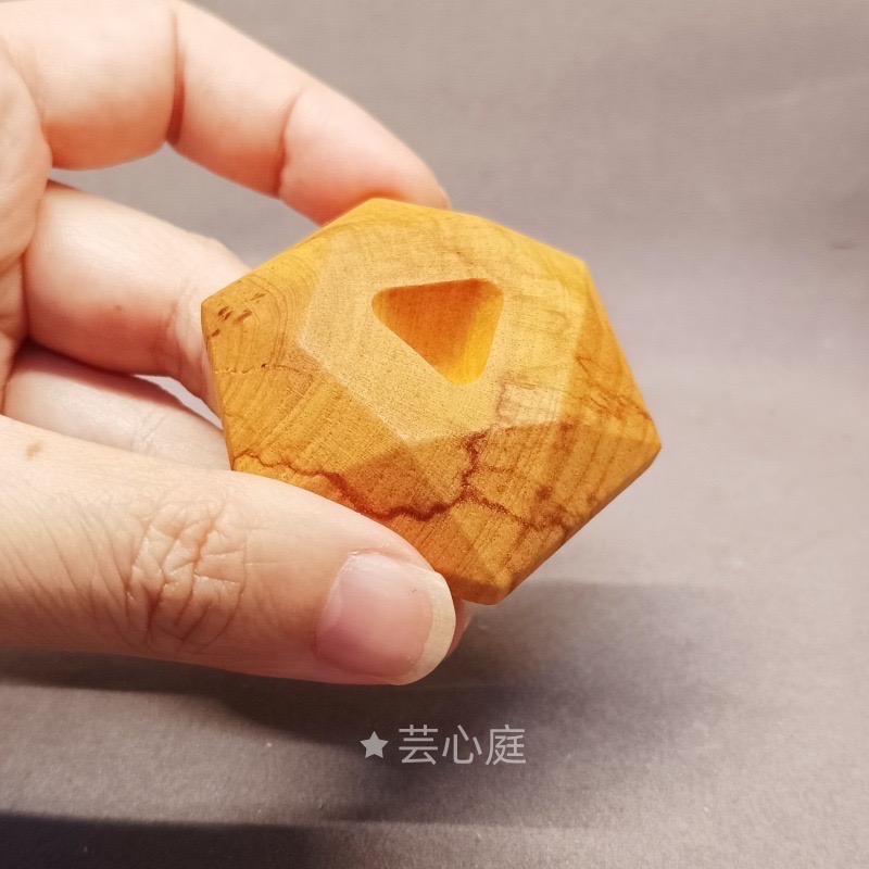 【芸心庭】祕魯聖木｜立體梅爾卡巴 × 專屬聖木座 [大版本直徑75mm][小版本直徑55mm]-細節圖3