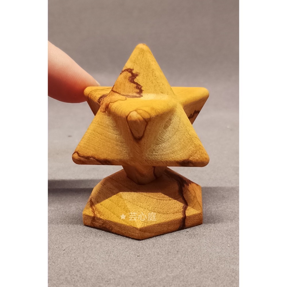 【芸心庭】祕魯聖木｜立體梅爾卡巴 × 專屬聖木座 [大版本直徑75mm][小版本直徑55mm]-規格圖6