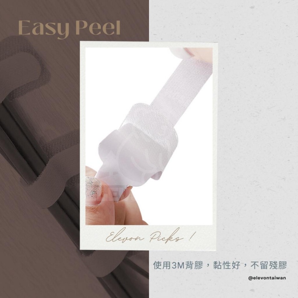 【快速出貨】整理師推薦👩‍🔬魔鬼氈束線帶10組入 灰色加長型 魔鬼氈束帶 魔鬼氈貼 桌面收納 電線固定器 電線整理 掛勾-細節圖5