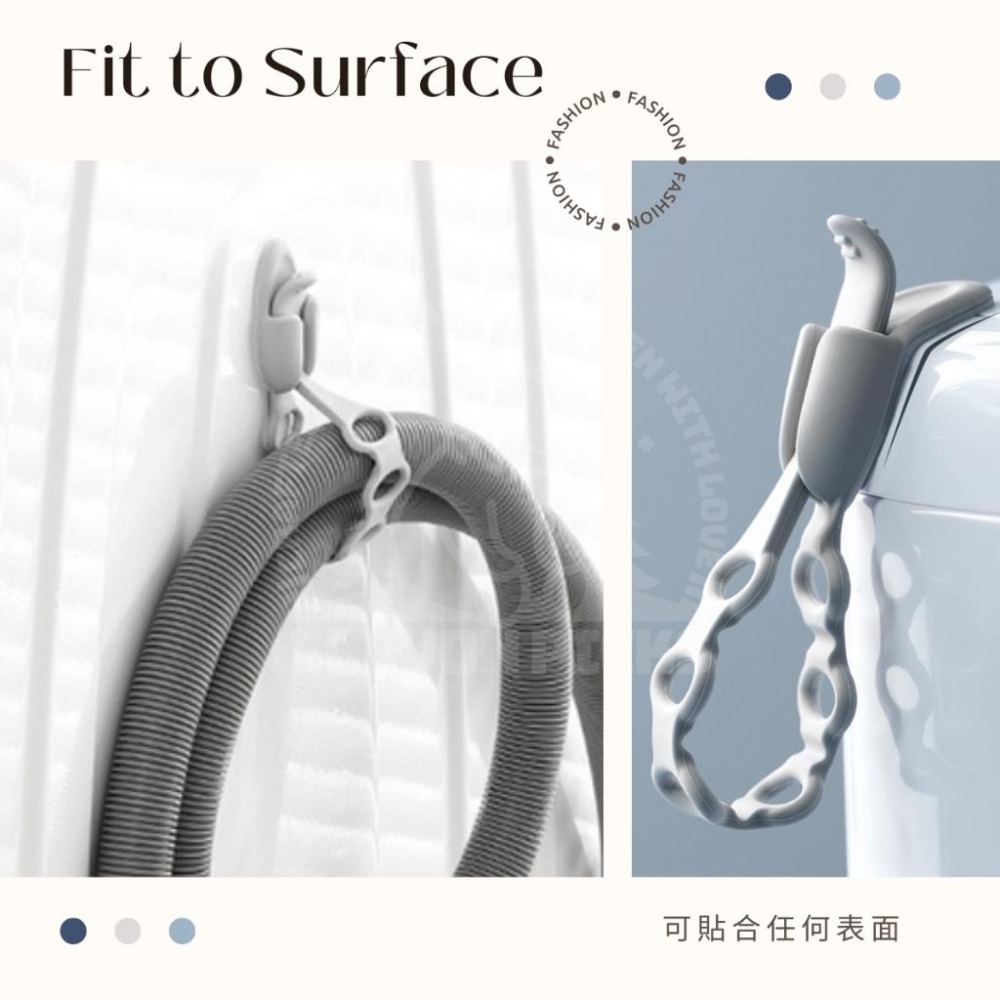 【快速出貨】可伸縮矽膠理線器 無痕掛勾 集線器 電線固定器 電線整理 桌上整理 辦公桌收納 廚房收納 桌上收納 電器櫃-細節圖5