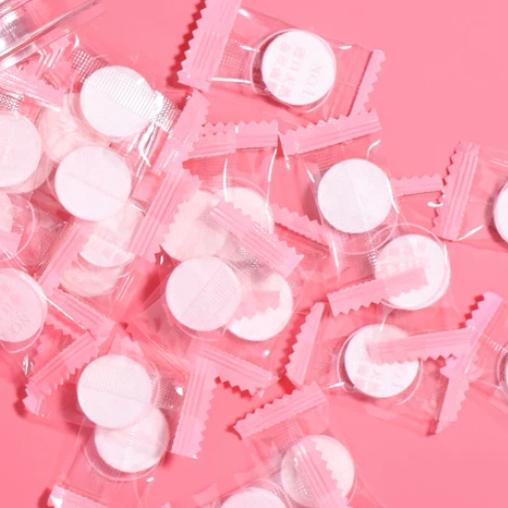 【CARA MIA】糖果壓縮毛巾 一次性毛巾 拋棄式毛巾 旅行用品-細節圖2