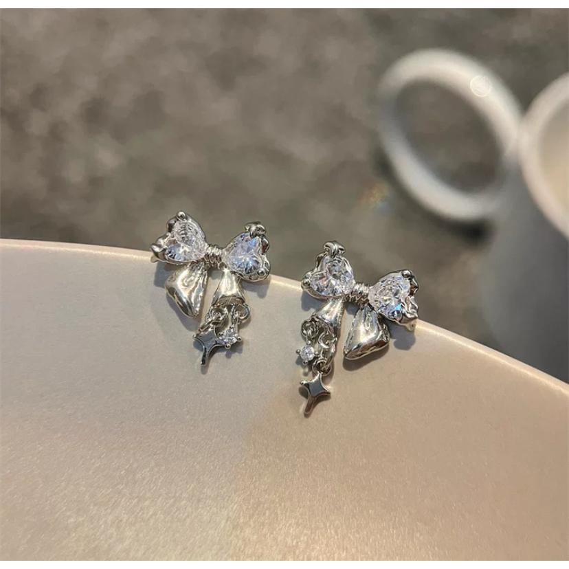 【CARA MIA】蝶舞晨曦 蝴蝶 耳環 純銀耳環 耳釘 耳針 飾品 耳飾 蝴蝶耳環-細節圖4