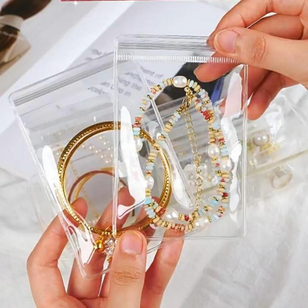 【CARA MIA】飾品夾鏈袋 100入 現貨 夾鍊袋 飾品收納-細節圖9