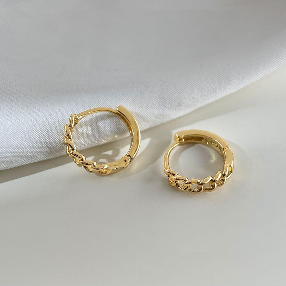 【CARA MIA】簡約百搭耳扣 耳環 純銀耳環 耳釘 耳針 純銀 飾品 耳扣 耳飾-細節圖8