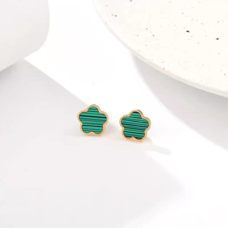 【CARA MIA】花花復古耳環 鈦鋼耳環 耳釘 現貨 耳環 耳針 純銀 飾品 耳扣 耳飾 禮物 生日禮物-細節圖5