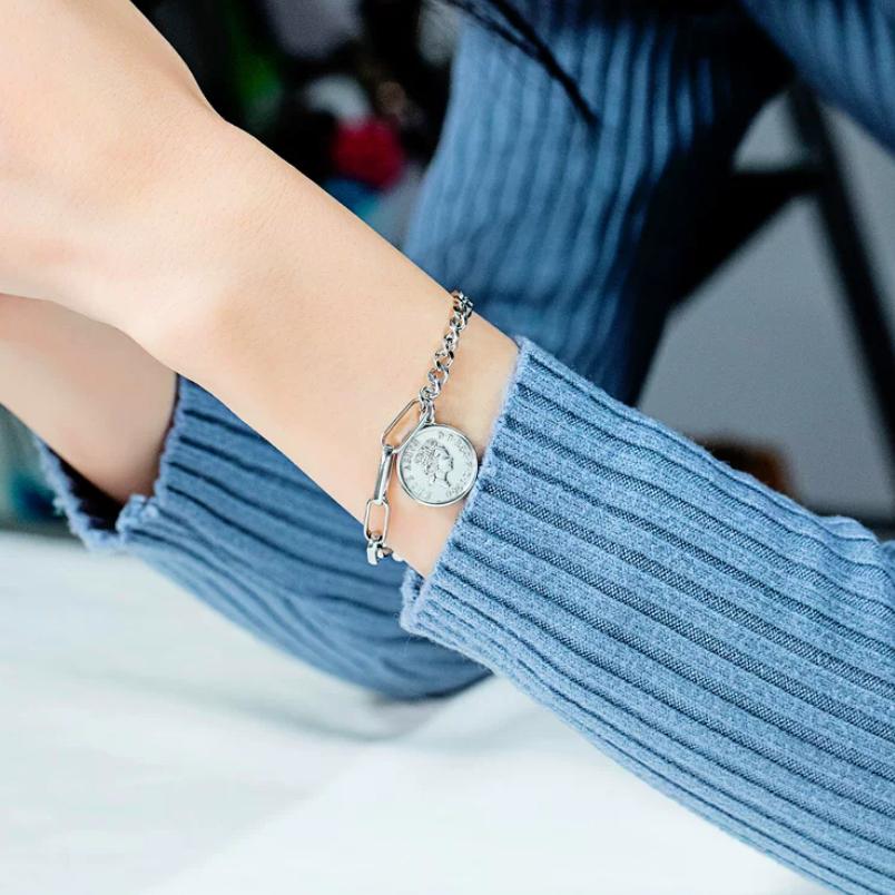 【CARA MIA】法式綺麗手鍊 鈦鋼手鍊 手鍊 手繩 手環 鈦鋼手鍊 飾品 飾品女 女生飾品-細節圖3