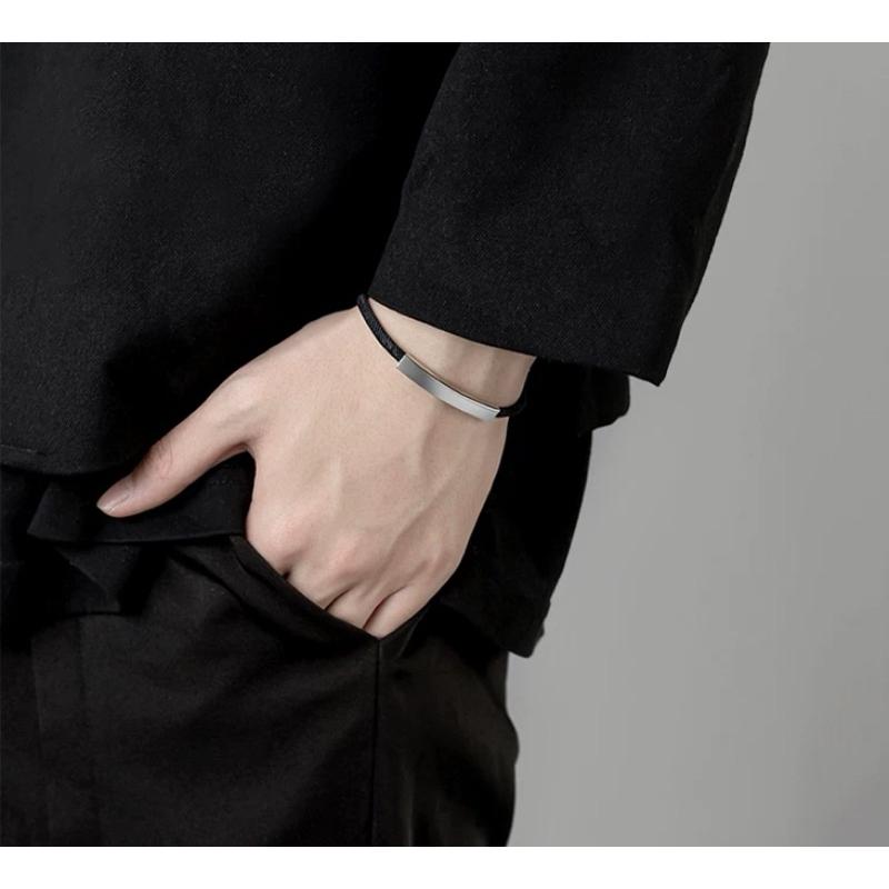 【CARA MIA】客製化編織手繩 客製化禮物 客製化手鍊 刻字手鍊 手鍊 對鍊 情侶手環 手繩情侶小物-細節圖5