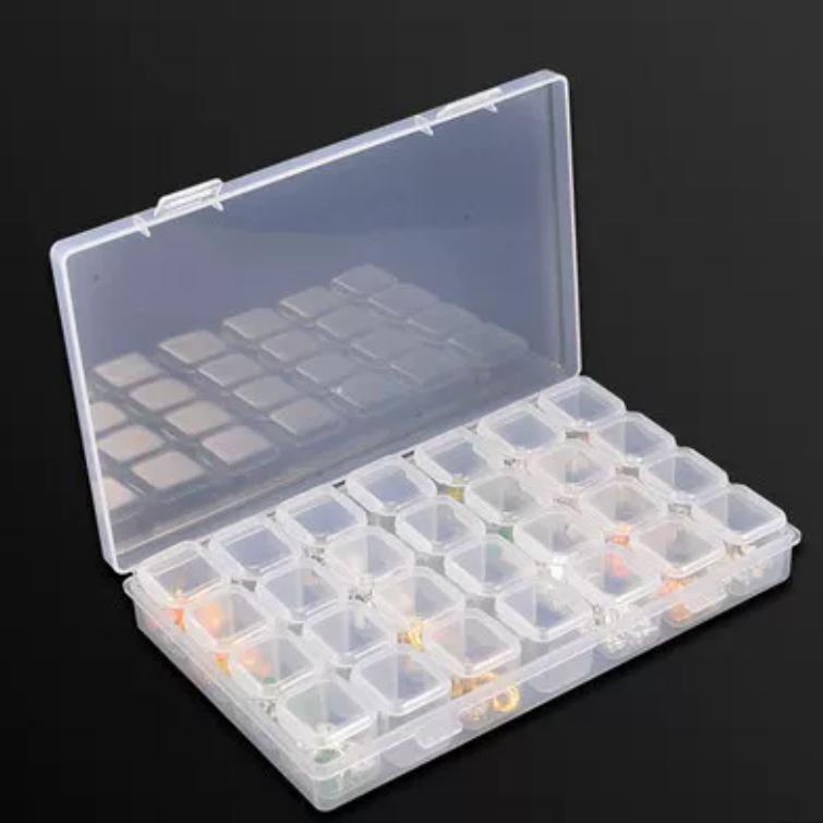 【CARA MIA】56格可拆收納盒 收納箱 飾品收納 藥盒 首飾盒 小物收納-細節圖3