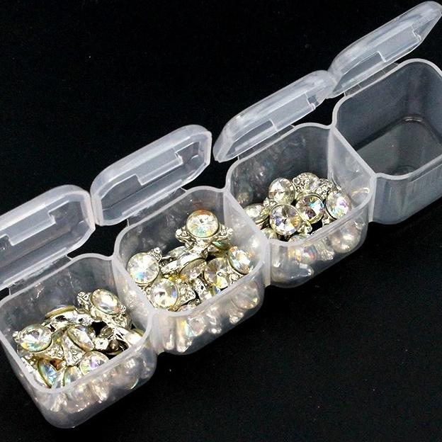 【CARA MIA】56格可拆收納盒 收納箱 飾品收納 藥盒 首飾盒 小物收納-細節圖4