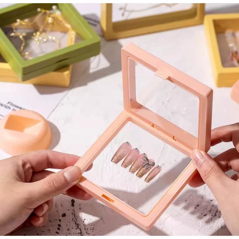 首飾收納盒 首飾 收納盒 飾品盒 首飾 飾品收納盒 展示盒 飾品收納 耳環 手鍊盒 現貨 盒 小盒子 收納盒小 盒子-細節圖3