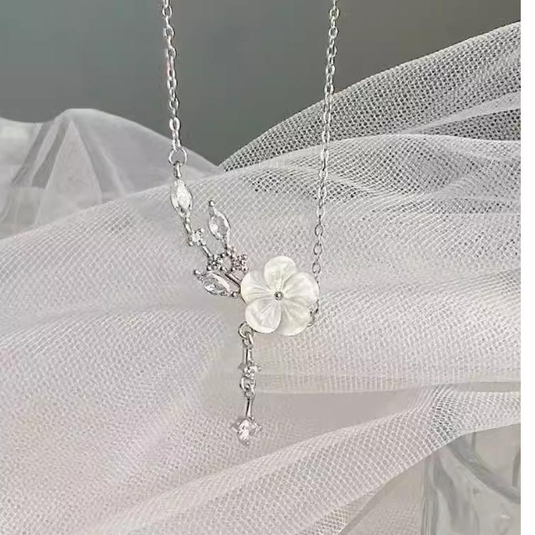 現貨 純銀項鍊 項鍊 銀項鍊 純銀 飾品 925 項鍊女 銀飾 鎖骨鏈 銀鏈 禮霧 生日禮物 情侶禮物 情侶小物 銀-細節圖4