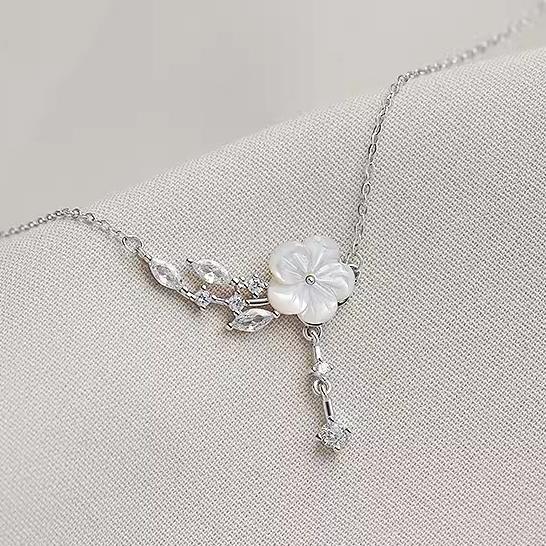 現貨 純銀項鍊 項鍊 銀項鍊 純銀 飾品 925 項鍊女 銀飾 鎖骨鏈 銀鏈 禮霧 生日禮物 情侶禮物 情侶小物 銀-細節圖5
