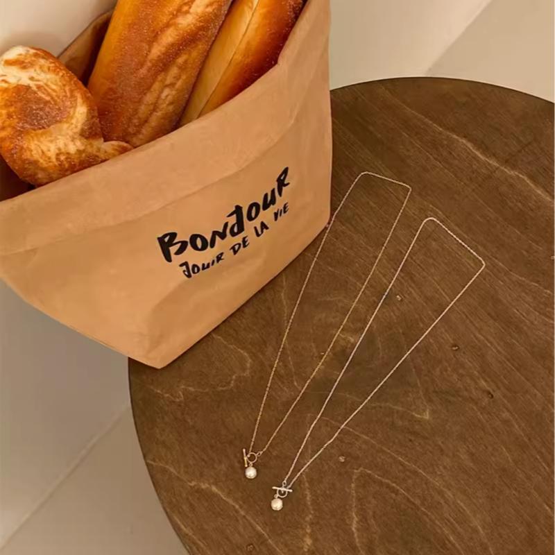 【CARA MIA】霧漫珍珠OT鍊 999純銀 珍珠項鍊 純銀項鍊 項鍊 純銀 飾品 項鍊女 鎖骨鏈-細節圖4