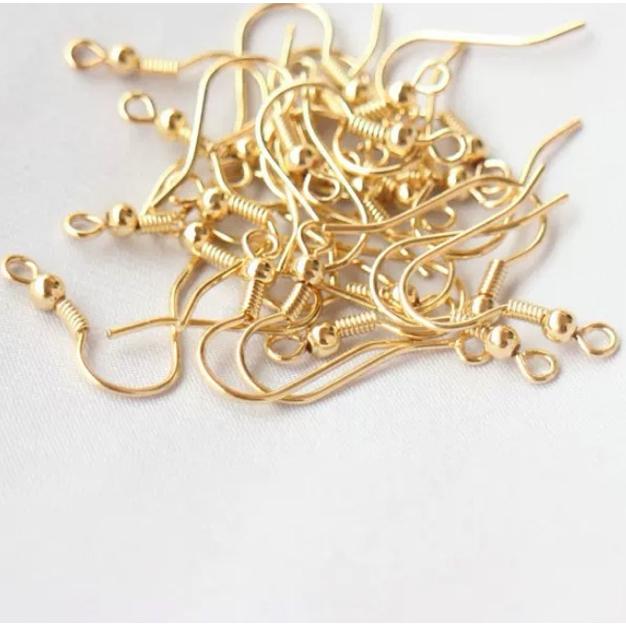 耳勾 現貨 耳環 耳鉤 圓球耳針  抗敏銀針 抗過敏 耳鉤 耳鈎 耳勾 耳針 diy 手工藝 手工 手作 飾品-細節圖4