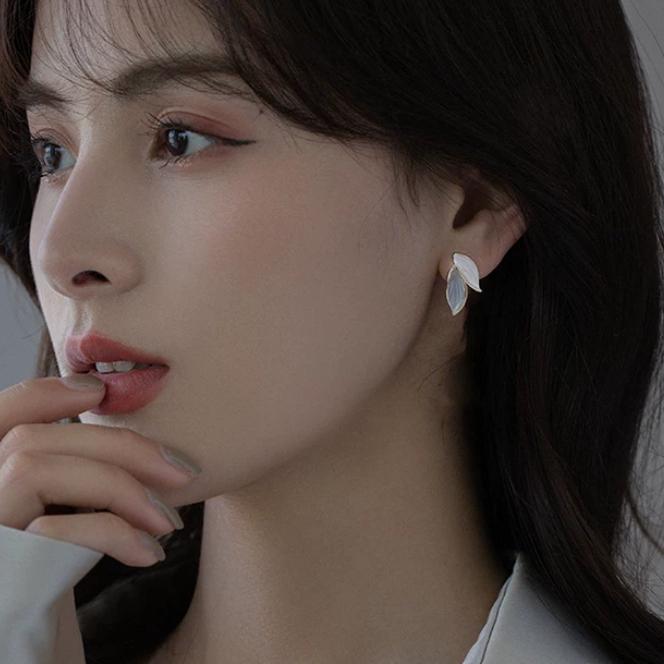 耳環 現貨  韓系 純銀耳環 耳釘 耳針 純銀 飾品 925 耳扣 耳飾 禮物 生日禮物 韓國 ins 耳堵-細節圖4