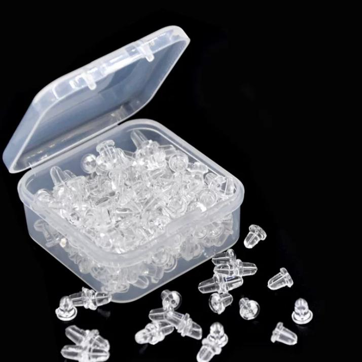 【CARA MIA】耳堵 耳扣 矽膠耳扣 耳飾 耳環 耳針 耳帽 飾品 養耳棒 耳釘 耳棒-細節圖2