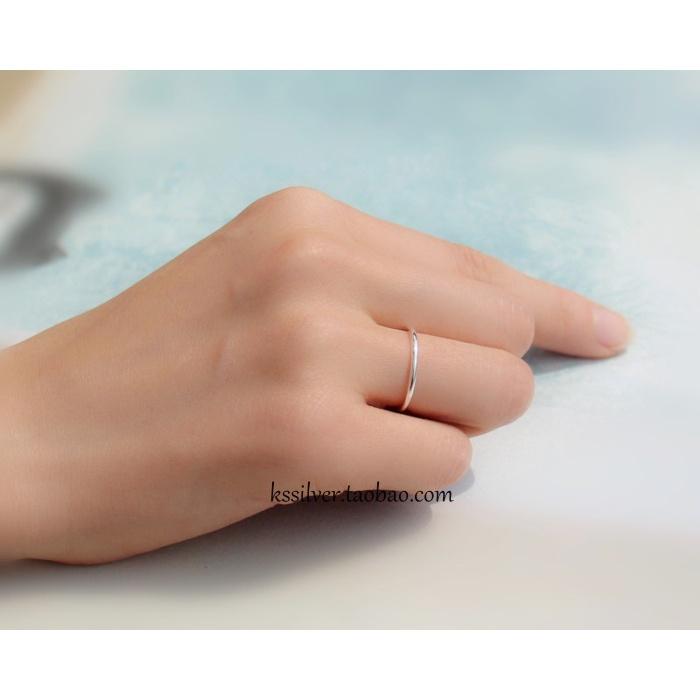 【CARA MIA】光面素戒 戒指 尾戒 對戒 戒指女生 戒指男 飾品-細節圖8