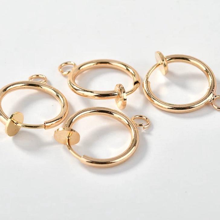 彈簧耳夾 耳夾材料 耳夾 無耳洞耳環 夾式耳環 耳環 DIY材料 DIY 手工藝 手工 手作 飾品 耳環 現貨-細節圖6