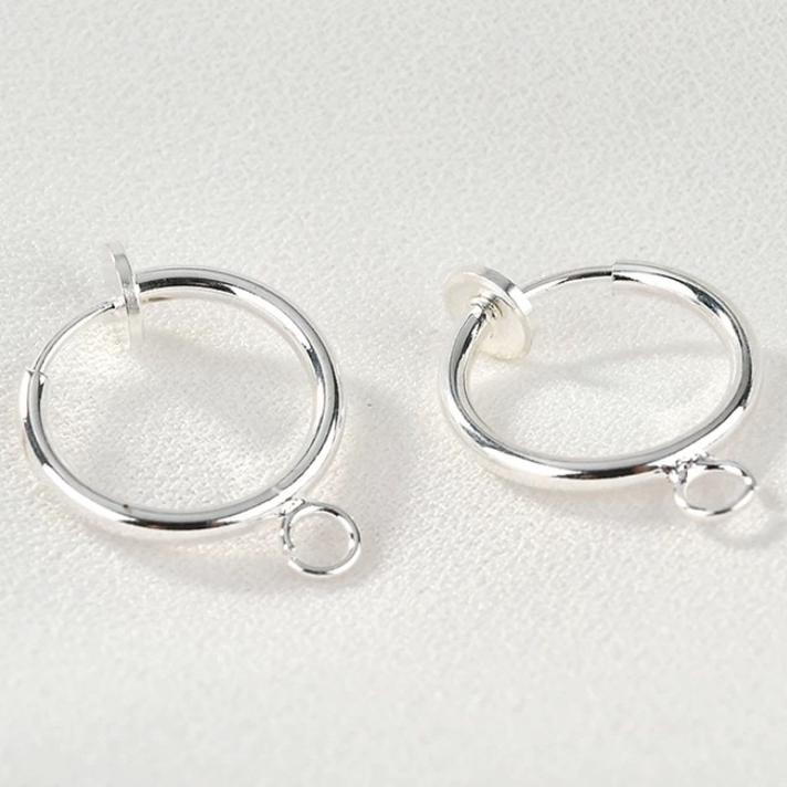 彈簧耳夾 耳夾材料 耳夾 無耳洞耳環 夾式耳環 耳環 DIY材料 DIY 手工藝 手工 手作 飾品 耳環 現貨-細節圖7