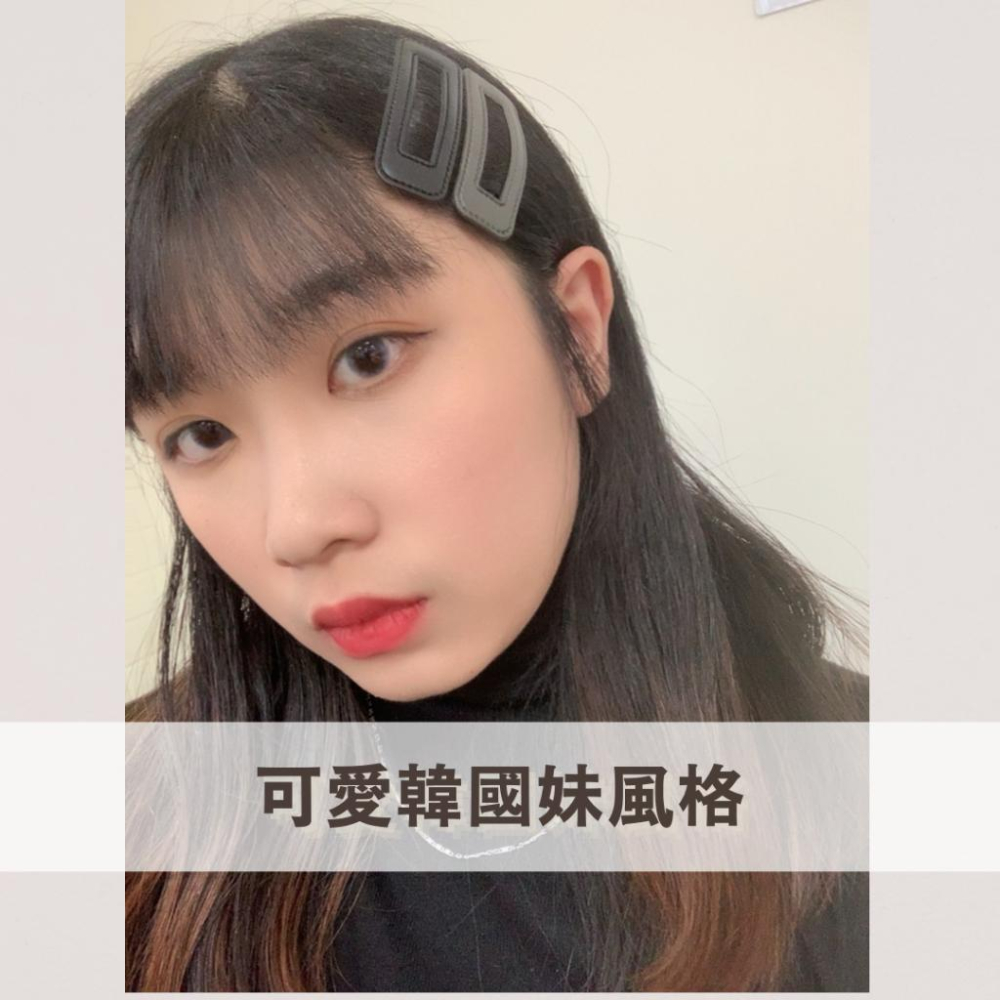 【CARA MIA】髮夾 現貨 髮飾 BB夾 瀏海夾 飾品 髮夾韓國 可愛髮夾 瀏海 頭飾 韓系 皮革 小物 可愛小物-細節圖8