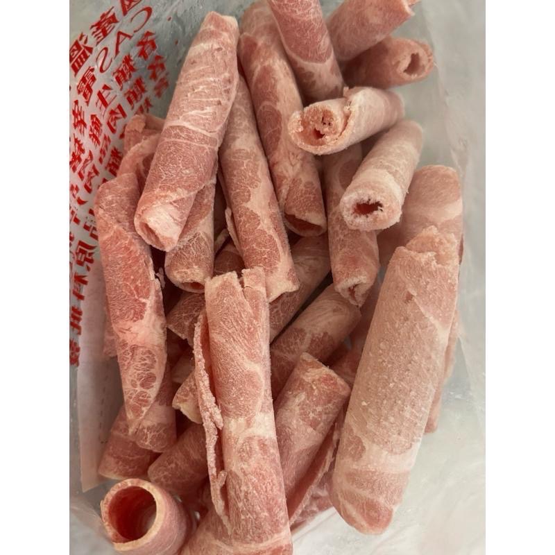 老饕嚴選肉品｜冷凍梅花豬肉捲片 1公斤裝 ❌不是組合肉❌ 好吃軟嫩不柴 本產品已投保產品責任險 有開發票-細節圖2