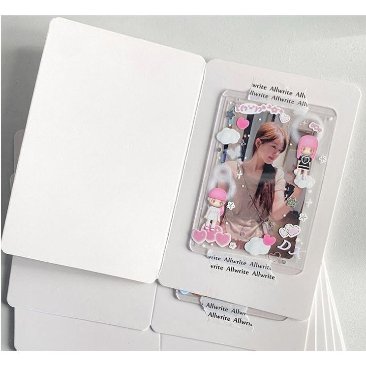 【30張再折扣】ins風簡約對折空白卡片 300克 出卡 卡紙-細節圖2