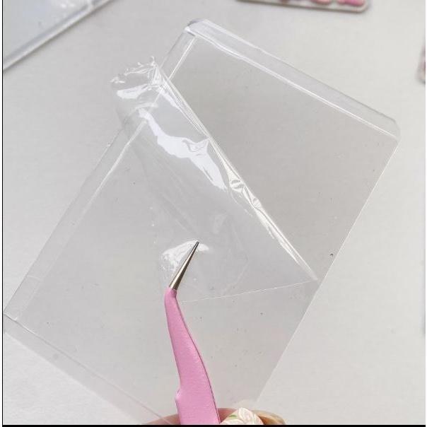 雙面覆膜 高透明 硬卡套 專輯小卡 球星卡 B8硬卡套 追星偶像 咕卡 上開 側開-細節圖2