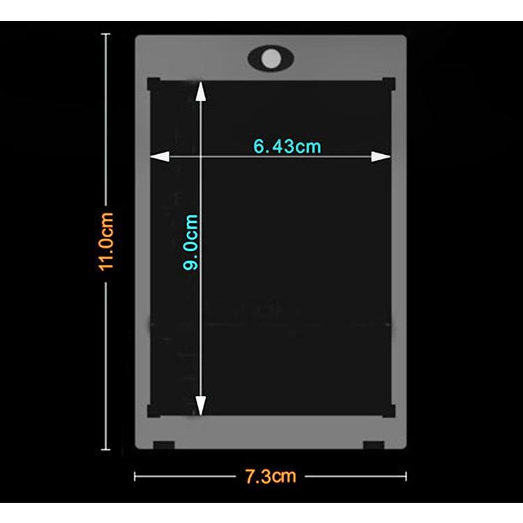 透明卡磚 卡磚 壓克力卡磚 35pt 貝殼卡磚 壓克力保護框 卡套壓克力相框 遊戲王 球員卡-細節圖2