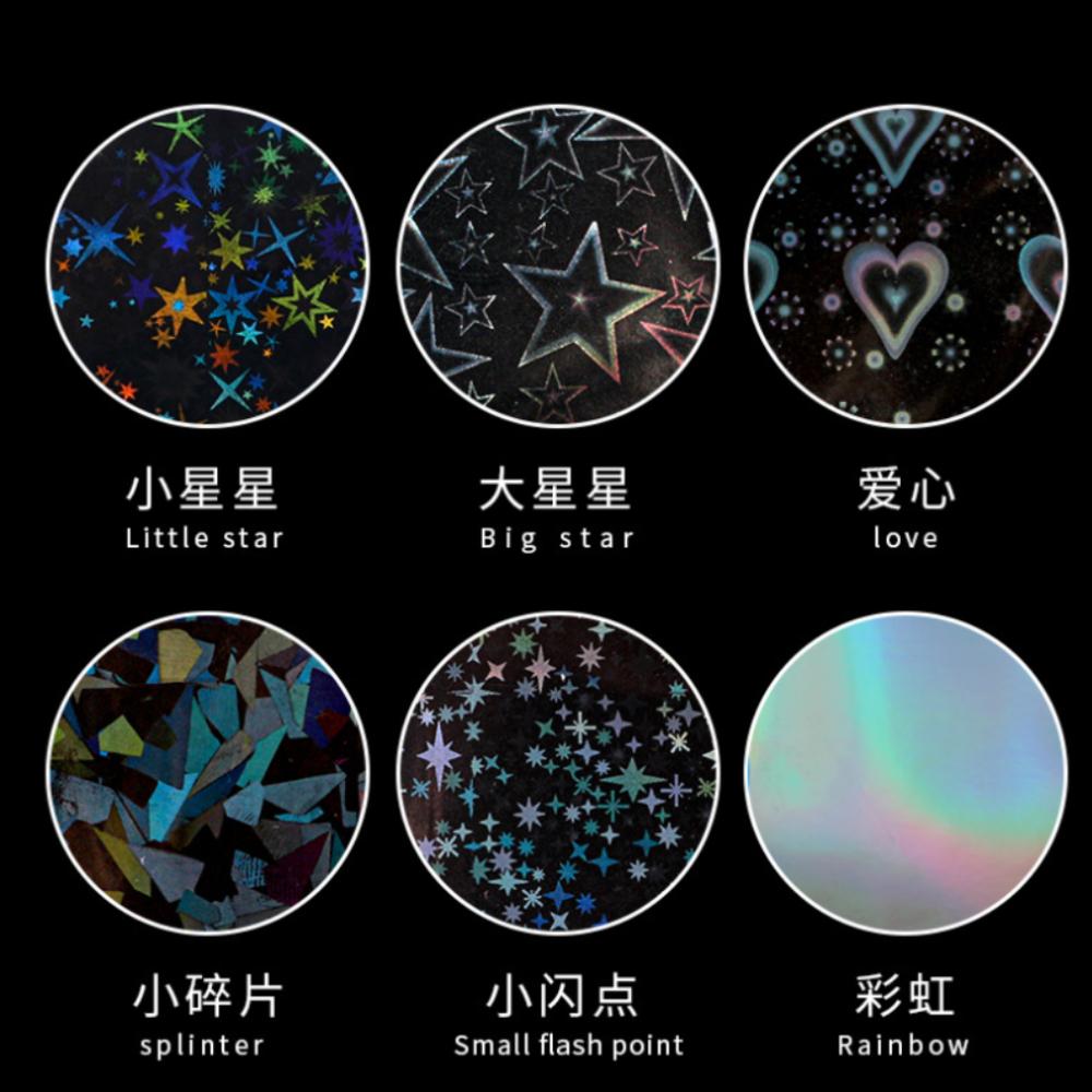 【買5組半價】57x88mm 10張 小红書推薦 高亮度透明镭射卡膜 愛豆小卡保護袋 3寸 追星必備 咕卡-細節圖2