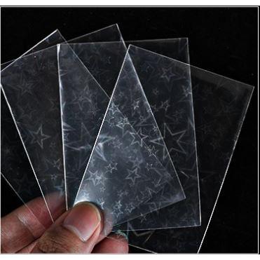 【買5組半價】57x88mm 10張 小红書推薦 高亮度透明镭射卡膜 愛豆小卡保護袋 3寸 追星必備 咕卡-細節圖4