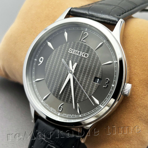 【SEIKO 石英錶】經典紳士時尚男錶款黑面SGEH85/SGEH85P1